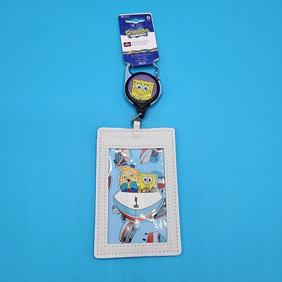 Spongebob Nickelodeon Bikini Bottom Driver License Retractable ID Lanyard NEW - Picture 5 of 10